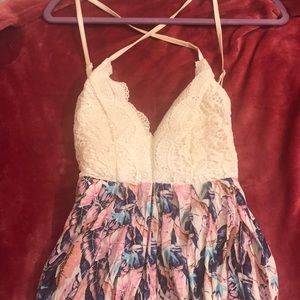 AKIRA summer dress with crochet top